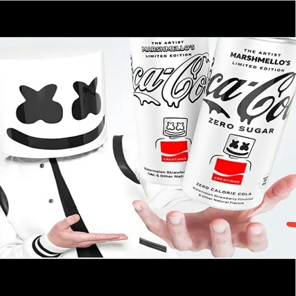 Coca Cola Other Marshmello Coca Cola Coke Zero Rare Limited Edition